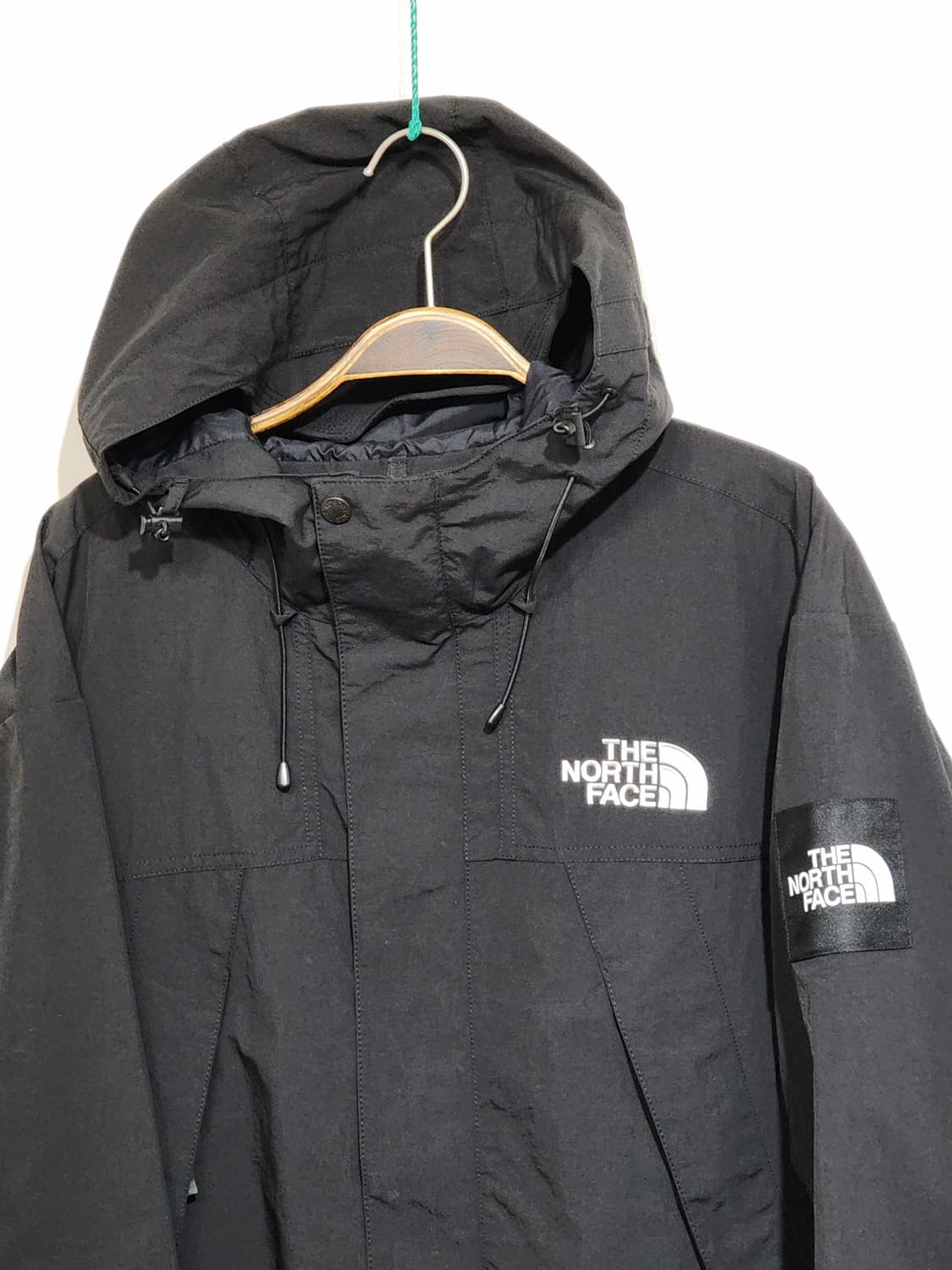(L) 노스페이스 바람막이 점퍼 블랙 아웃도어 후드자켓  상품이미지2