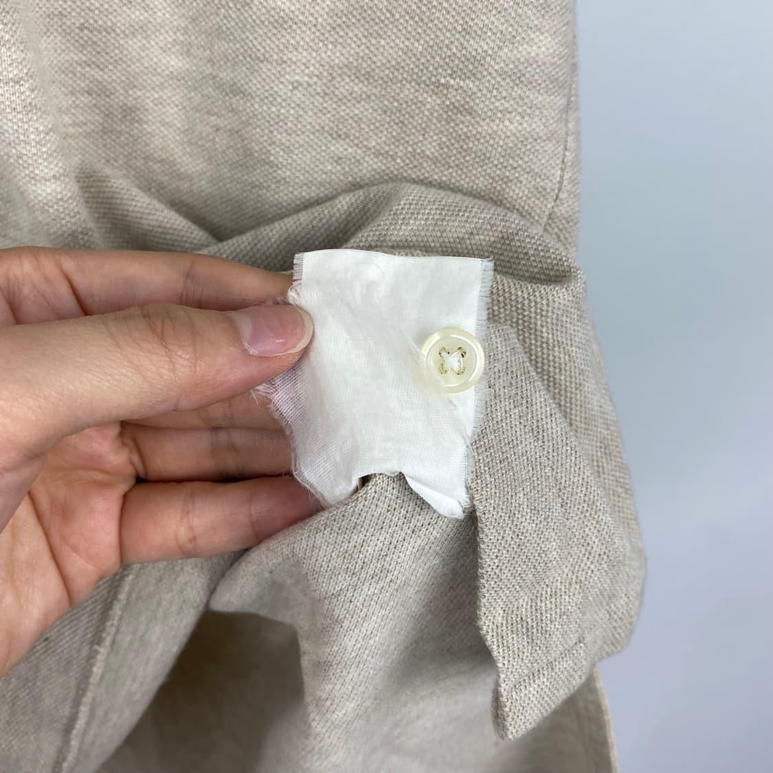 폴로 랄프로렌 오트밀 카라티  상품이미지4