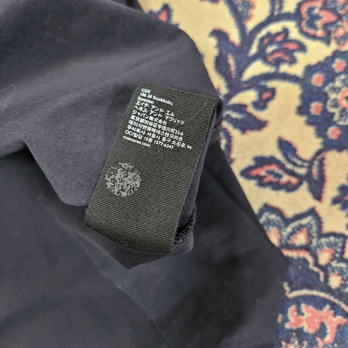 코스(COS) 네이비 타이드 포켓 원피스 L size 상품이미지8