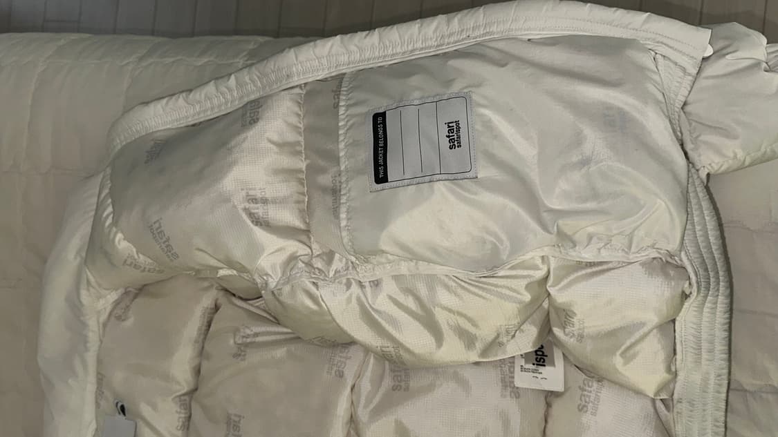 사파리스팟 베이직 사파리 다운 재킷 화이트 상품이미지6