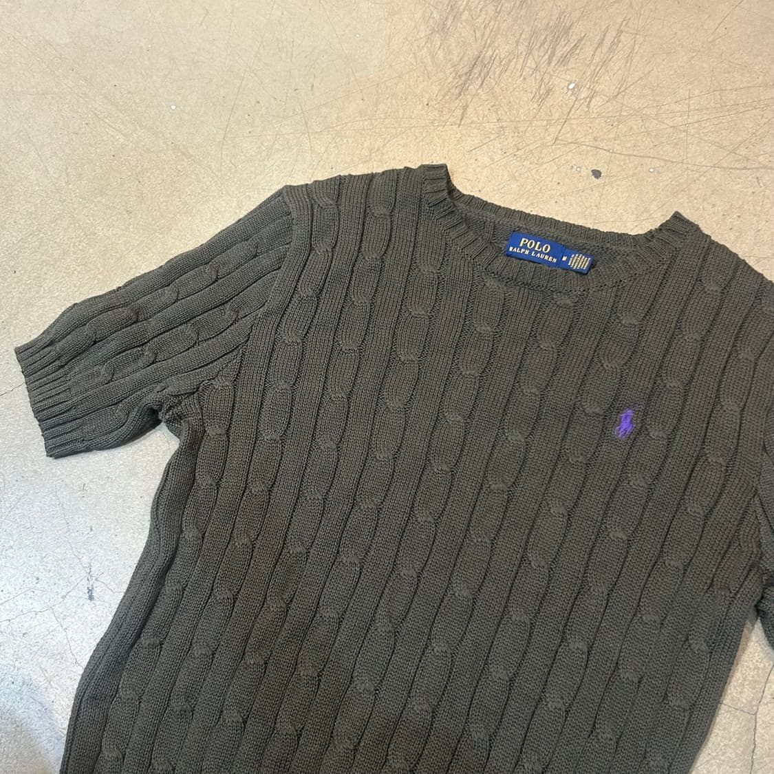 M 폴로랄프로렌 여성용 반팔 니트  상품이미지1