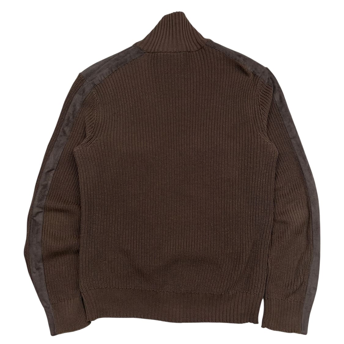 아르마니 익스체인지 투웨이 스웨이드 니트 집업 자켓 S 상품이미지4