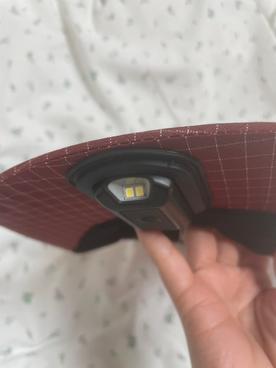 하이산 라이트닝 5P 아웃도어클럽캡 레드 상품이미지2