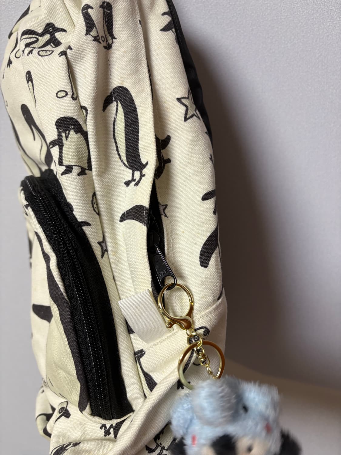 bohemians 와글와글 펭귄 백팩 가방 모리걸 일본 빈티지 코디 도트 상품이미지5