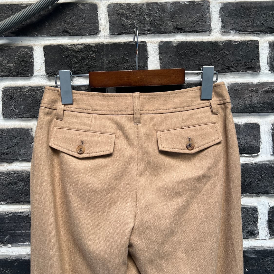 버버리 런던 로우 라이즈 울 팬츠 상품이미지6