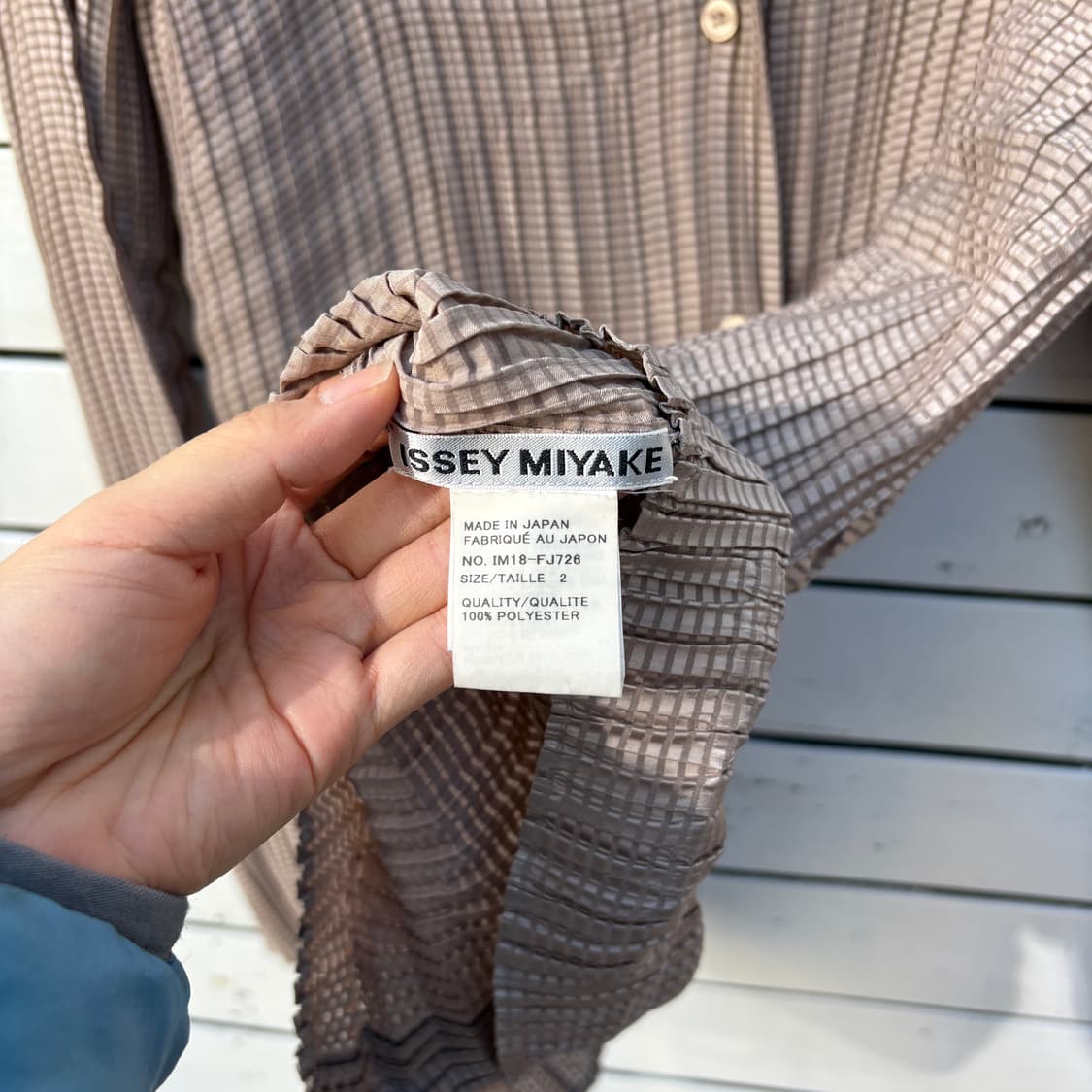 Issey Miyake 이세이미야케 플리츠 셔츠 블라우스 상품이미지6