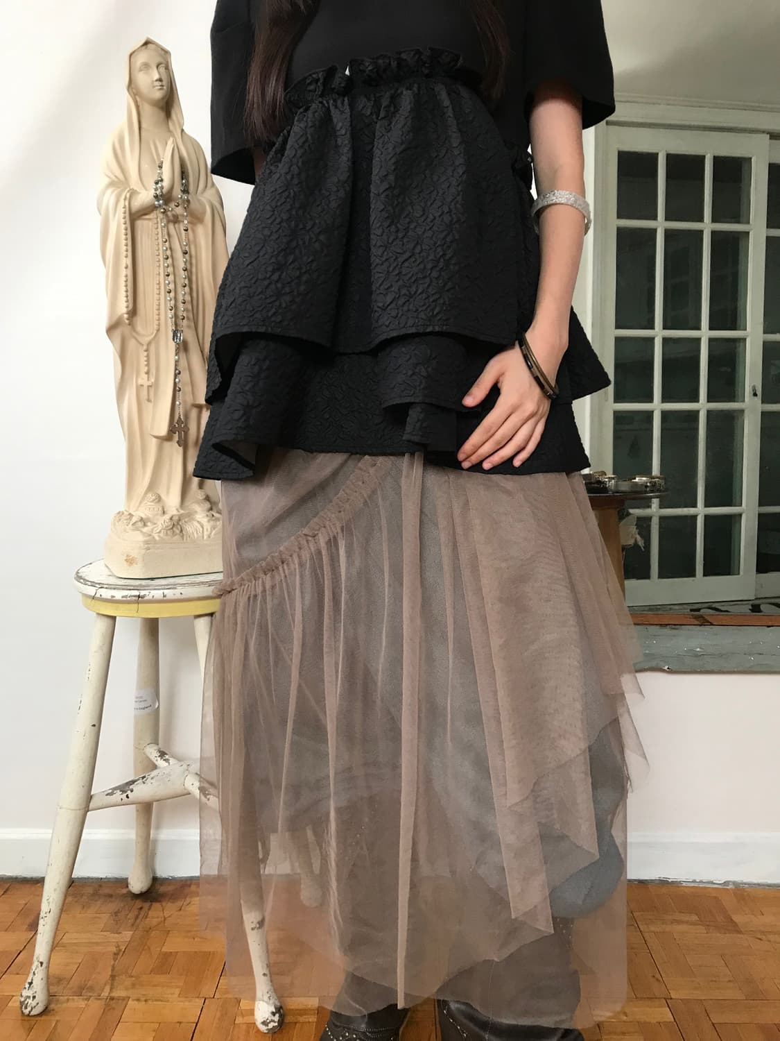 vintage ballon top  상품이미지3