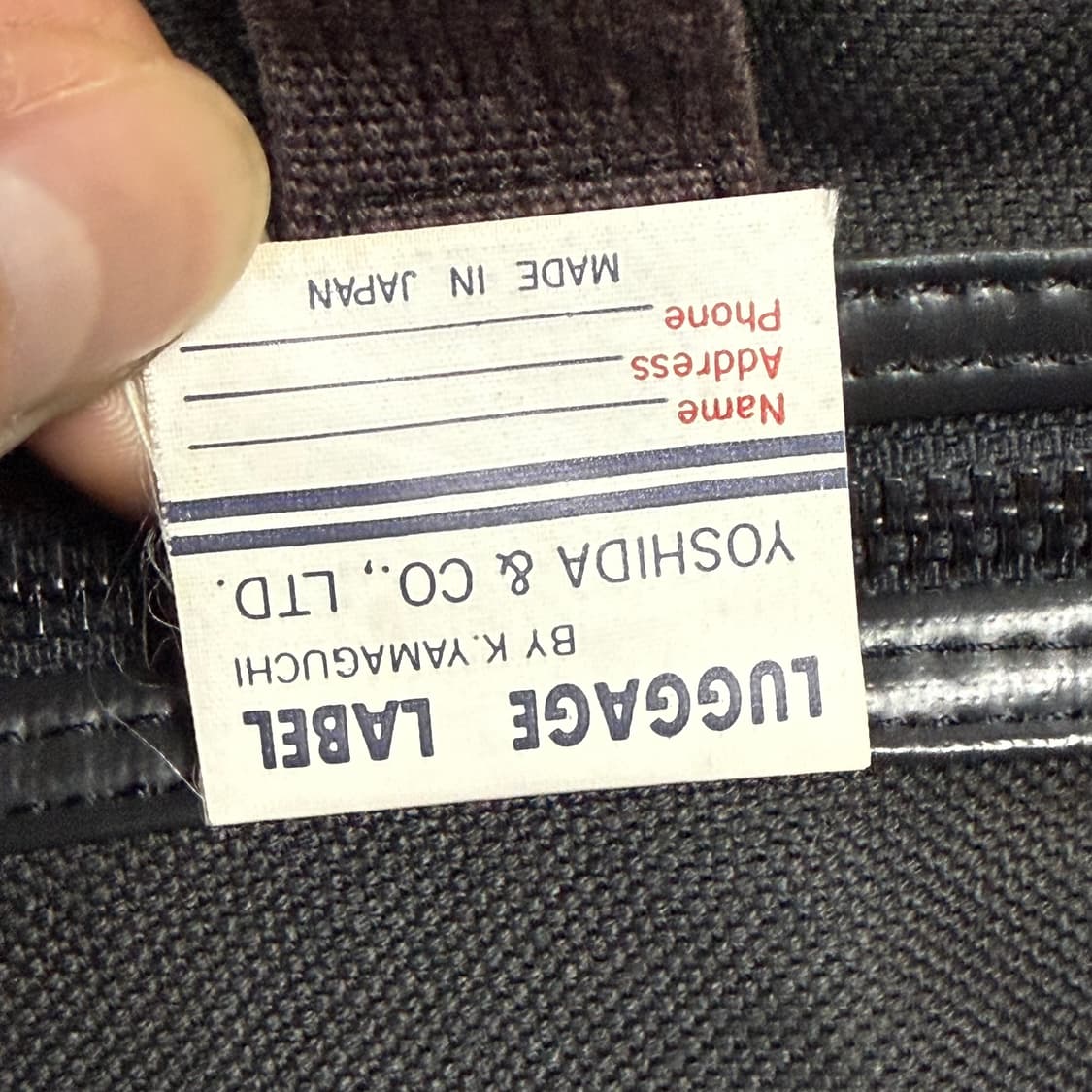 요시다포터 러기지라벨 라이너 메신저백 블랙 상품이미지10