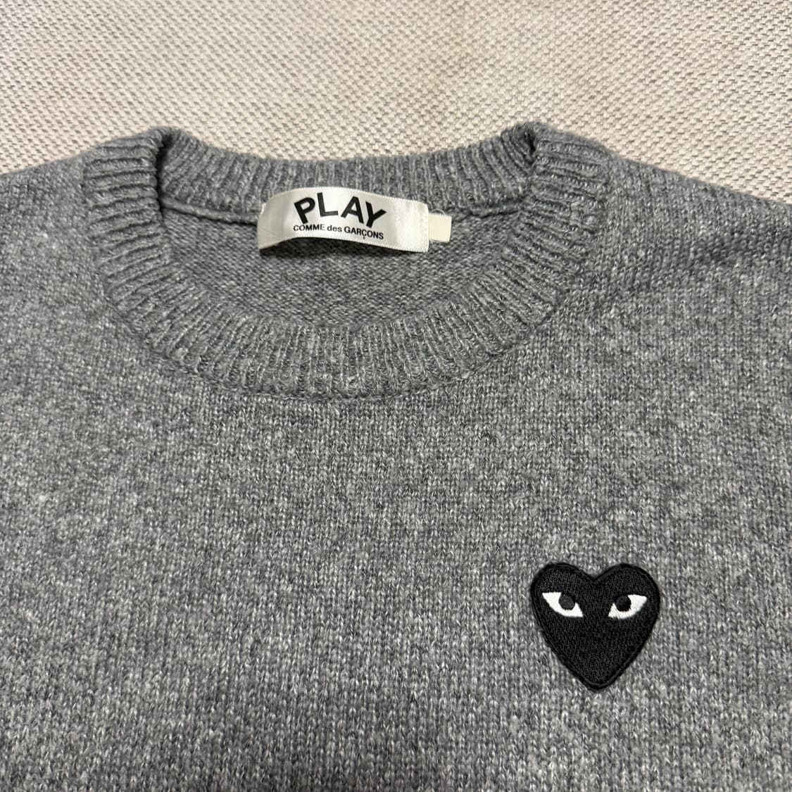 꼼데가르송 블랙와펜 램스울 니트 상품이미지2