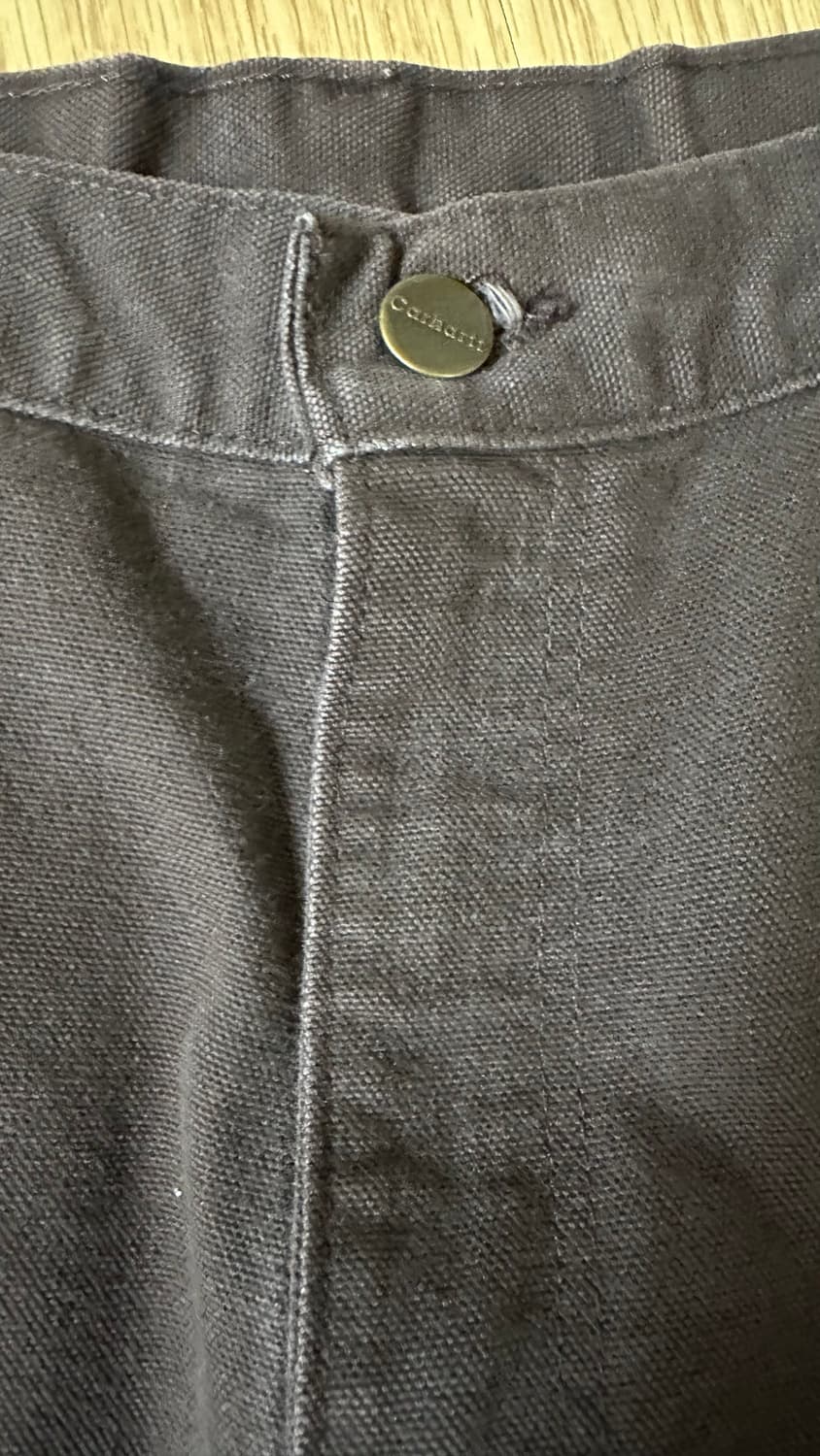 빈티지 칼하트 더블니 다크브라운 워크팬츠 32 상품이미지5