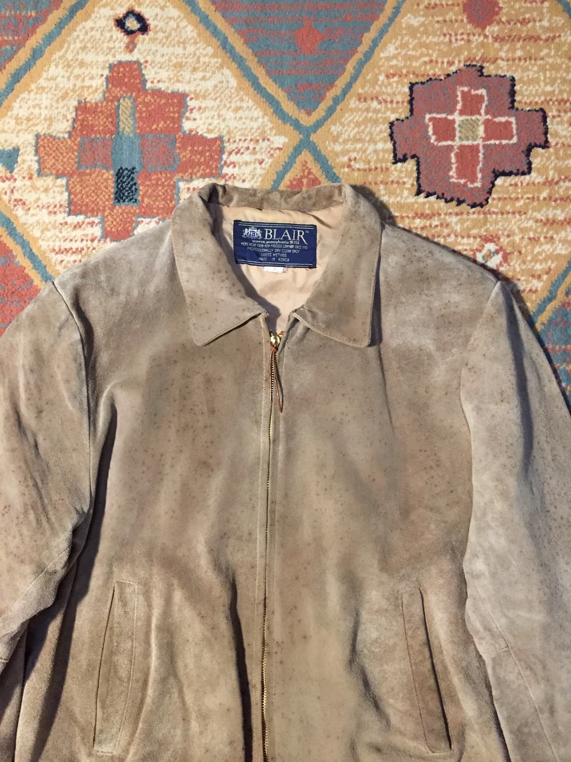 90‘s 빈티지 스웨이드 레더 자켓 상품이미지2