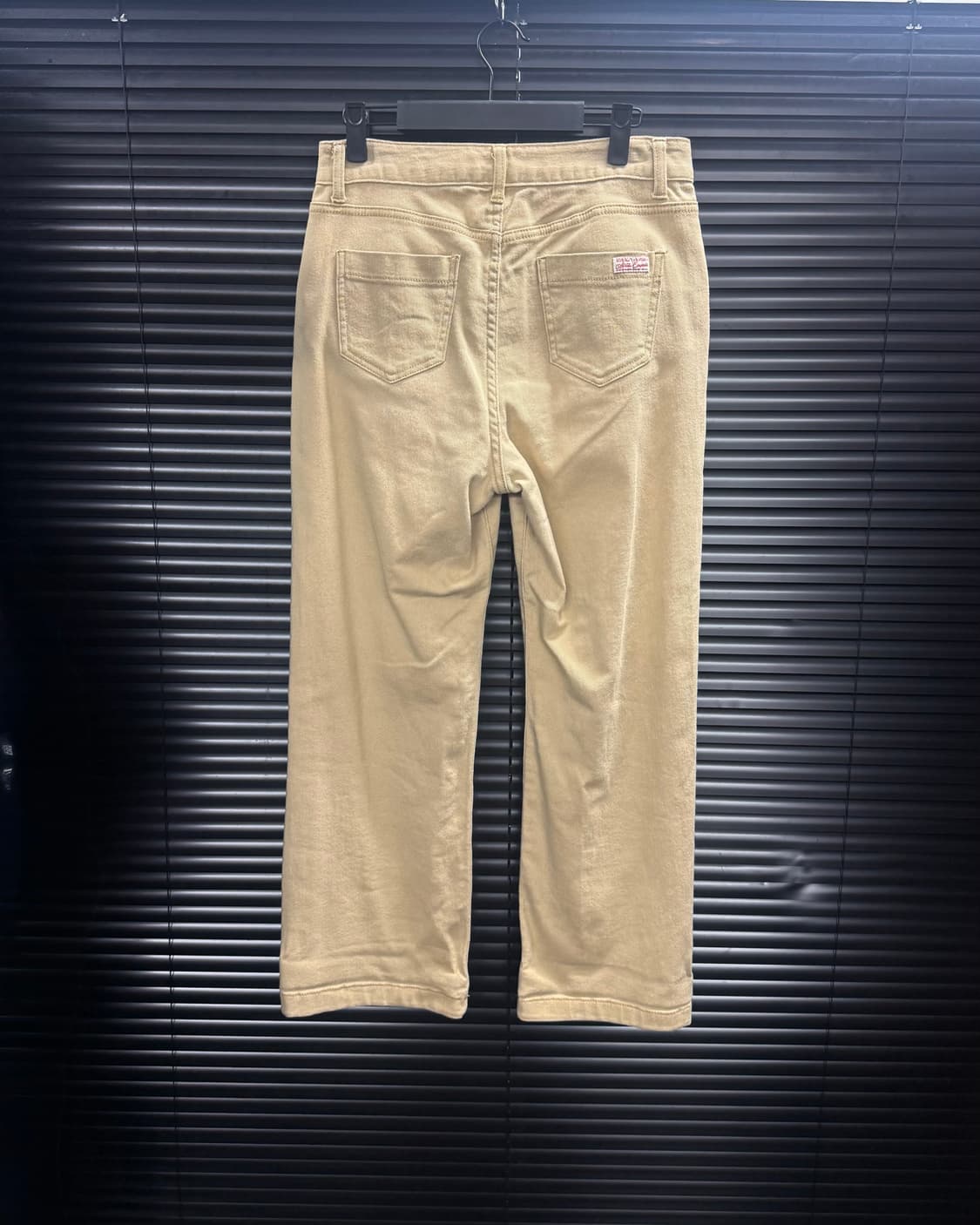 후아유 캘리포니아 워크 팬츠 바지 와이드 베이지 데님 M 29 치노 일자 상품이미지4