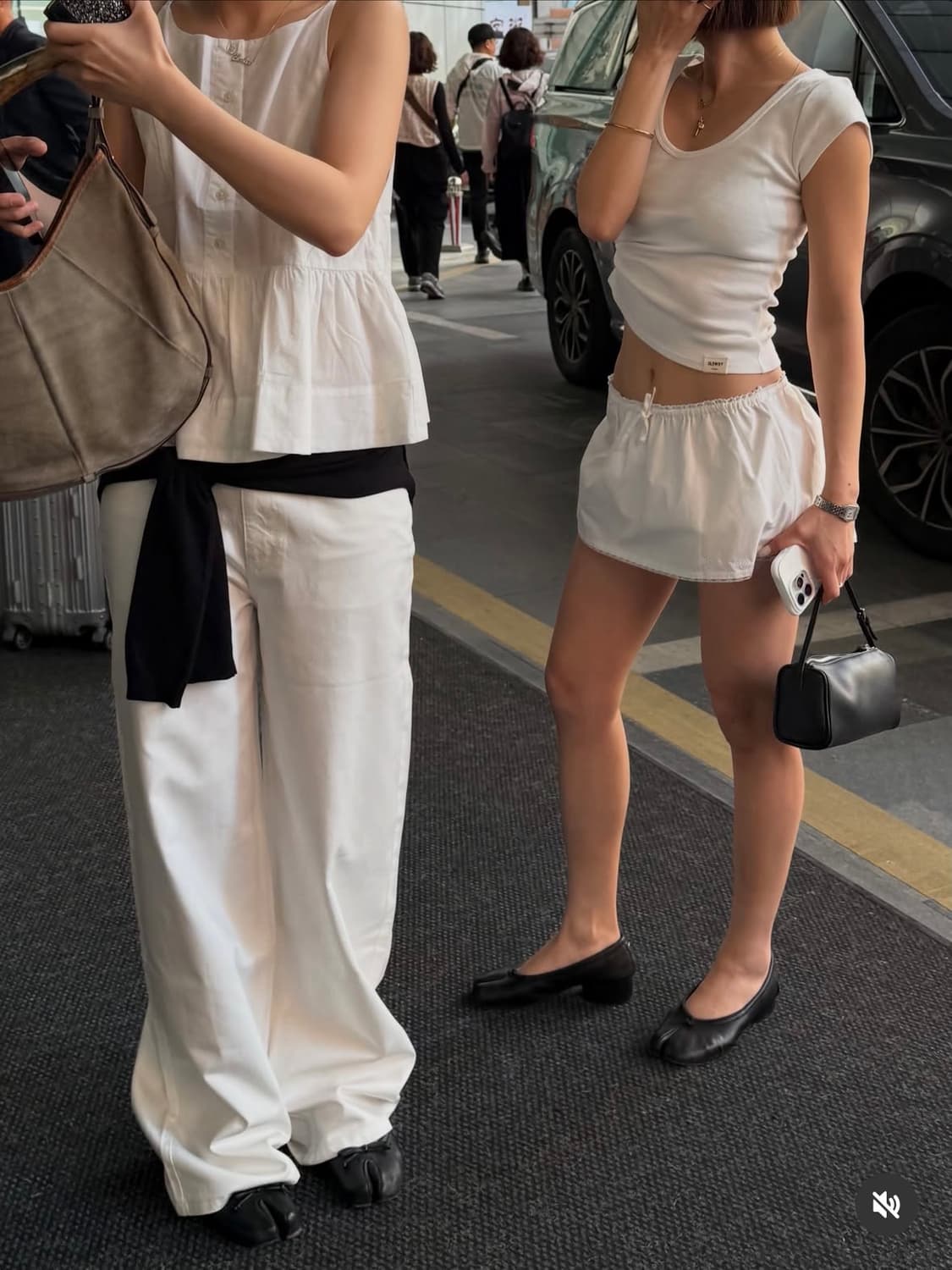 글로니 G CLASSIC LACE-UP MINI SKIRT (WHITE) 상품이미지4