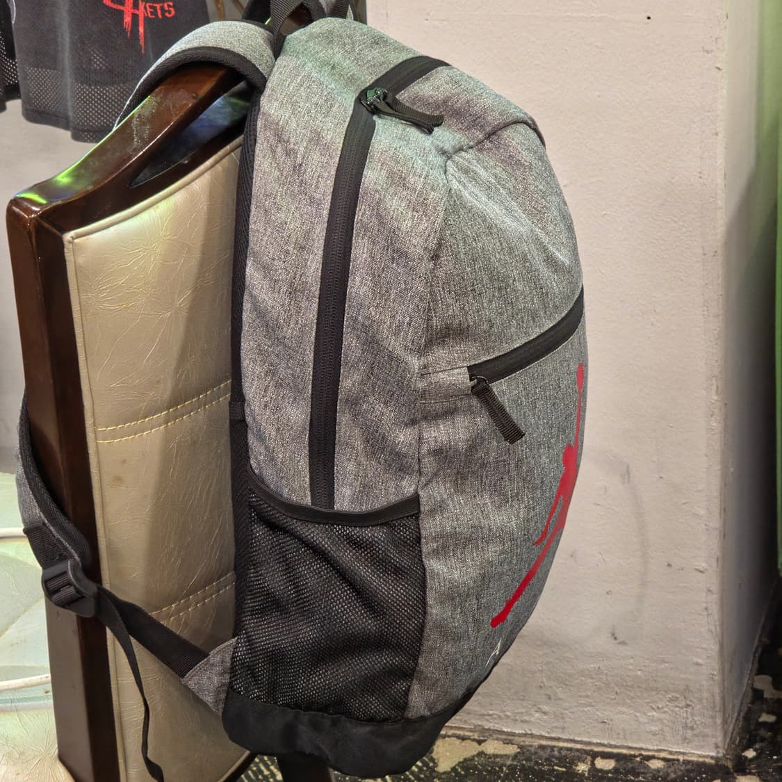 조던 AIR 회색 백팩 가방 상품이미지5