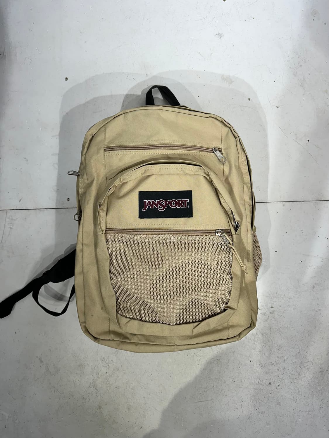 잔스포츠 베이지 가방 학교 백팩 책가방   상품이미지4