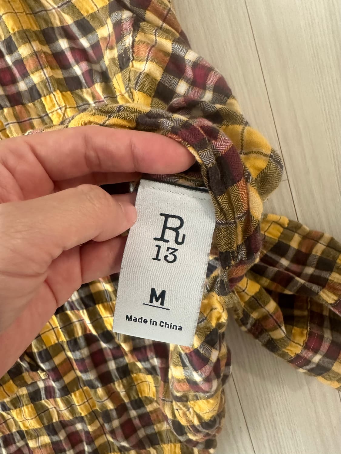 R13체크셔츠 상품이미지5