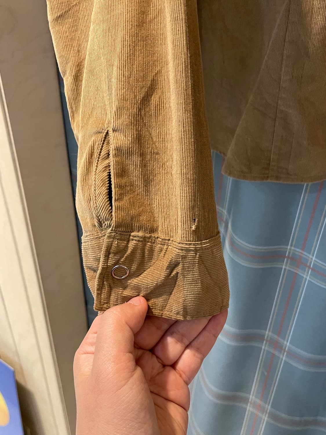 일본빈티지 웨스턴 코듀로이셔츠 상품이미지2