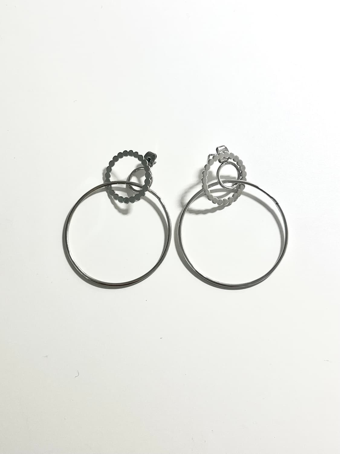 샵페어리 더블 후프 이어링 상품이미지3