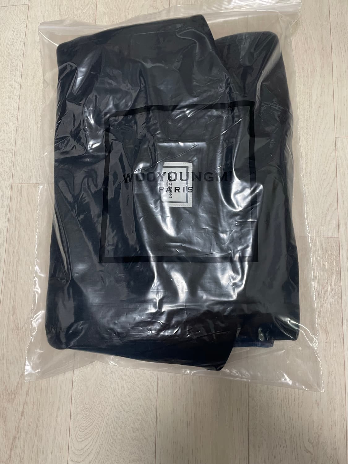 52사이즈 택달린 새상품, 우영미 체크셔츠 맨투맨 블랙 상품이미지8