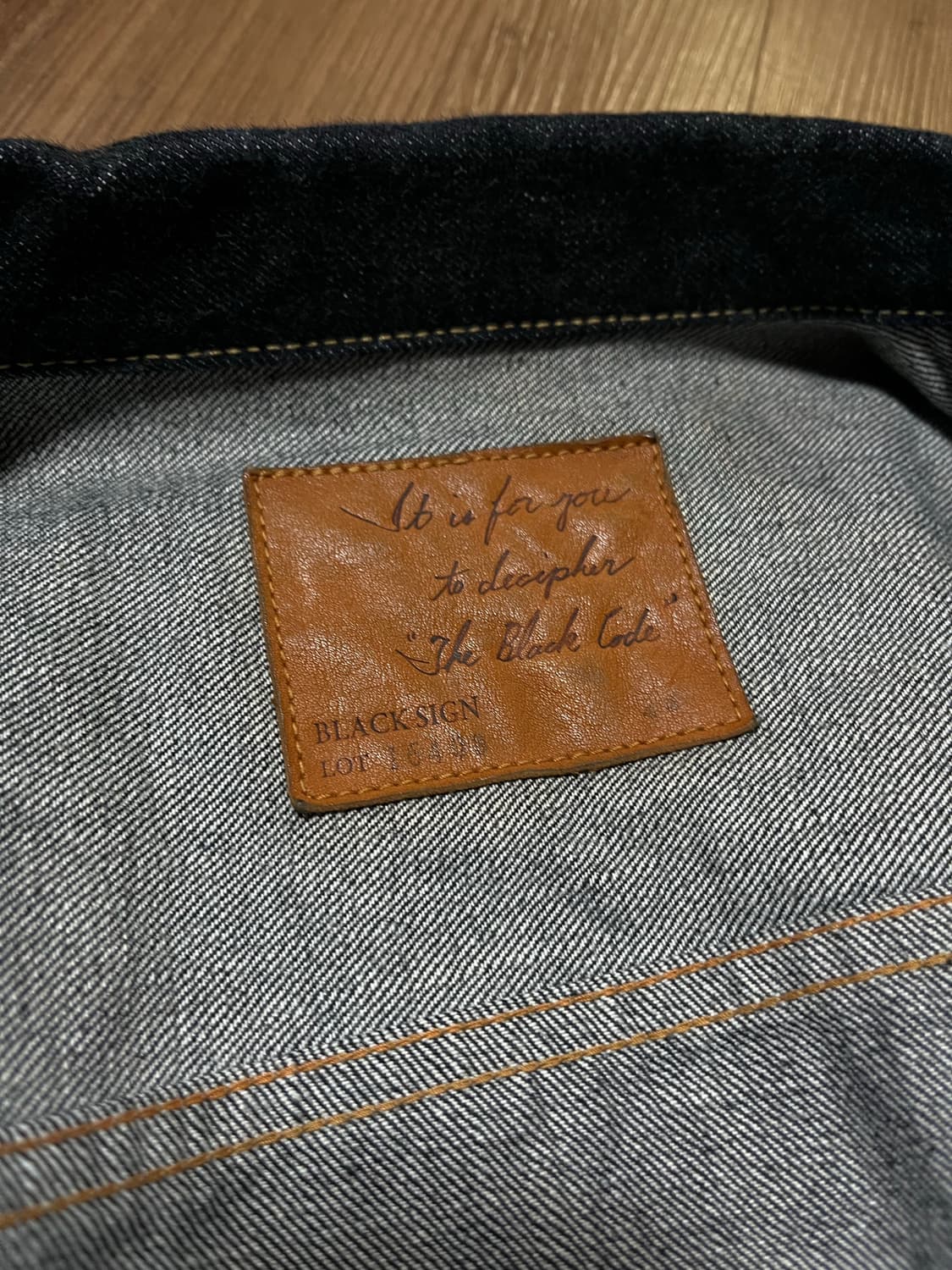 Blacksign 14oz Denim Pleats Jacket 상품이미지7