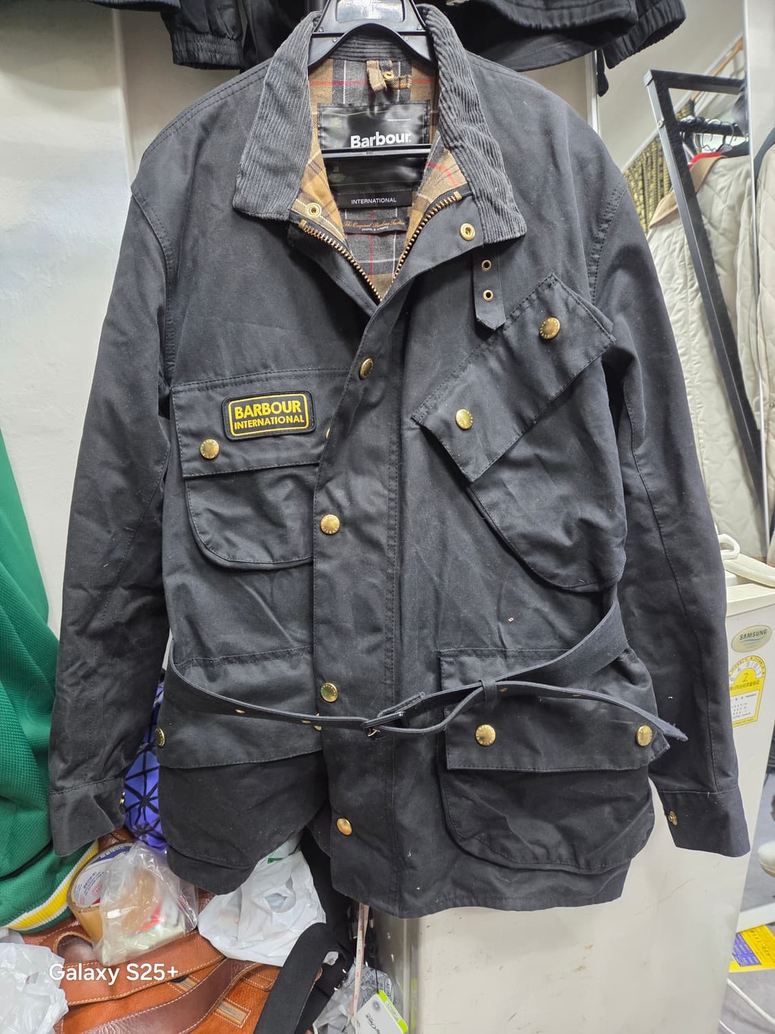 바버   인터네셔날   블랙 자켓 상품이미지1