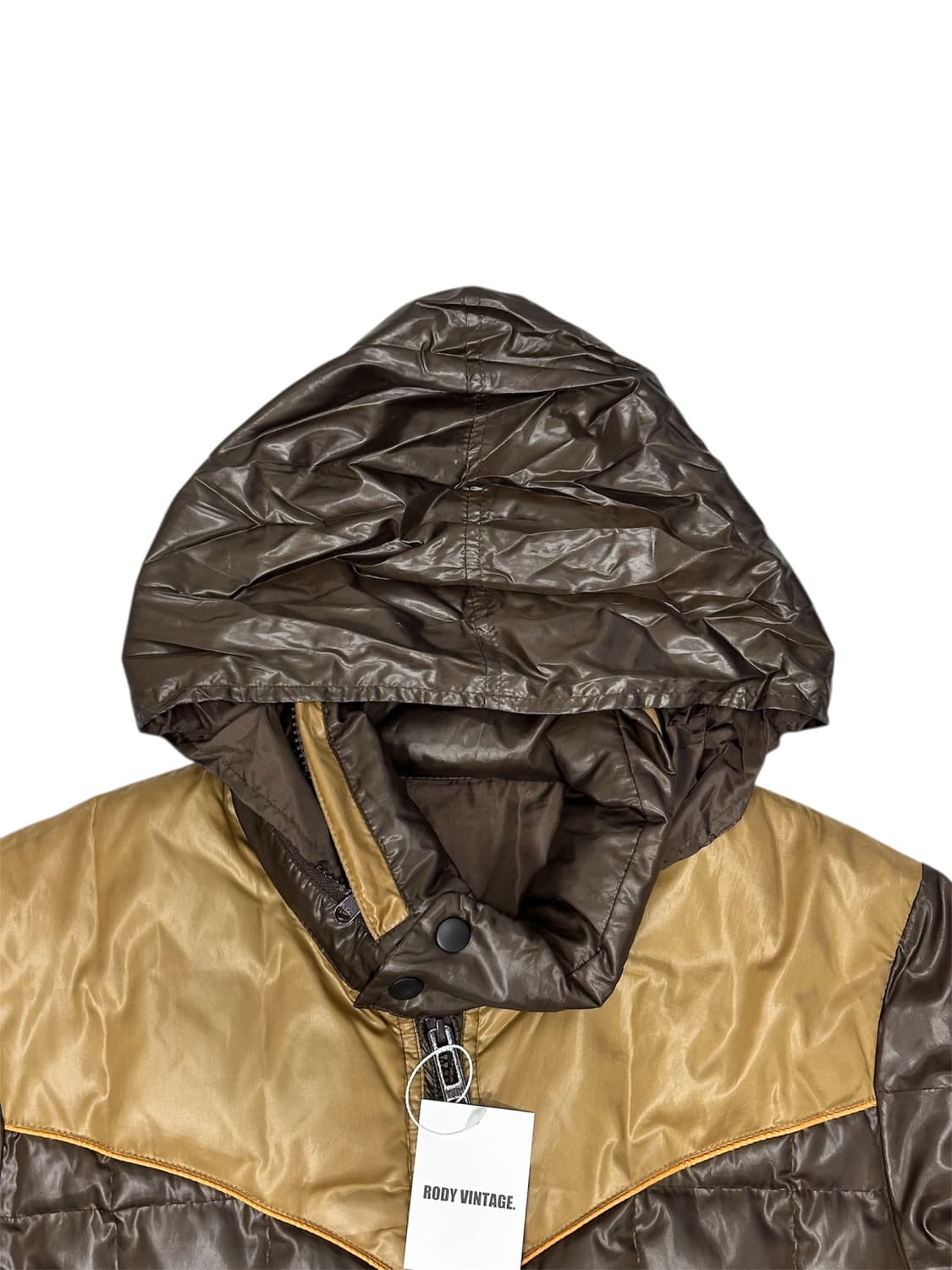 Takeo Kikuchi Down Jacket(Brown × Camel) 상품이미지8