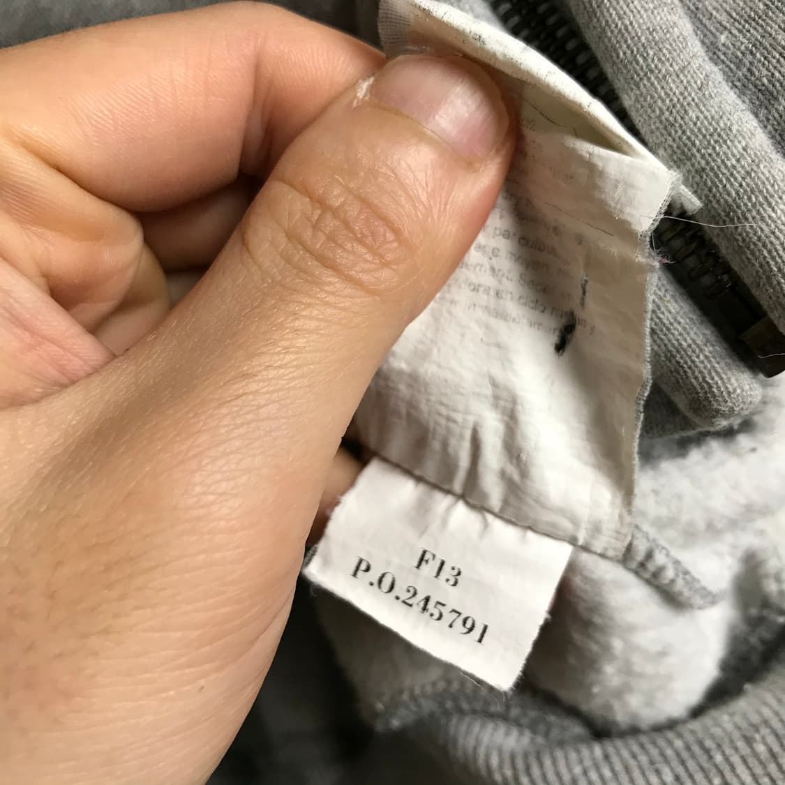 칼하트 회색 후드집업 상품이미지5