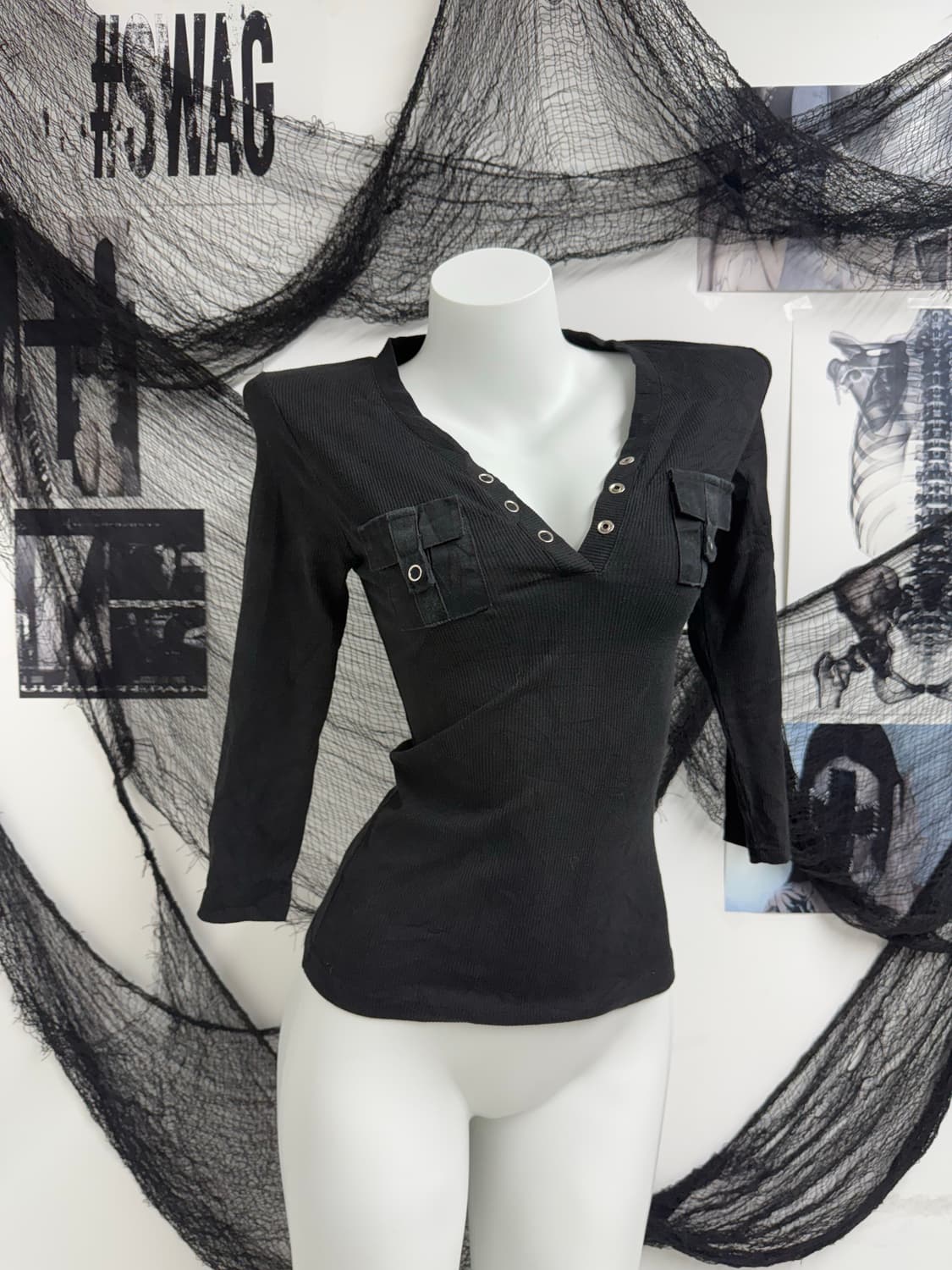 Basic slimfit quarter sleeve 상품이미지1