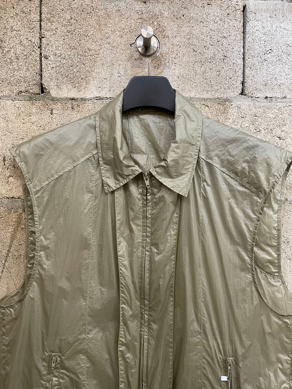 쿠어 컨버터블 레이어드 시스루 집업 상품이미지2