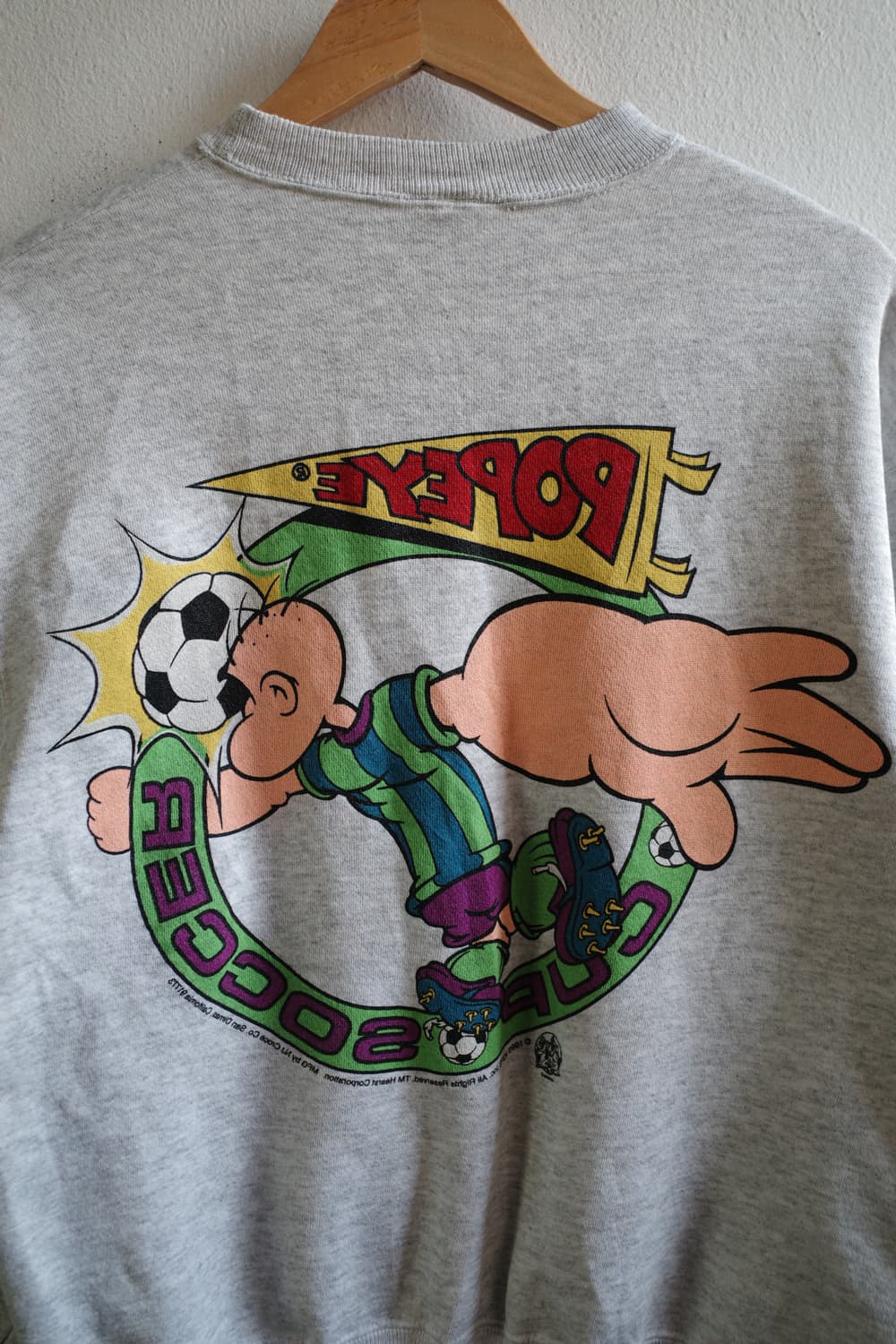 93s 뽀빠이 프린팅 스웻셔츠 상품이미지7