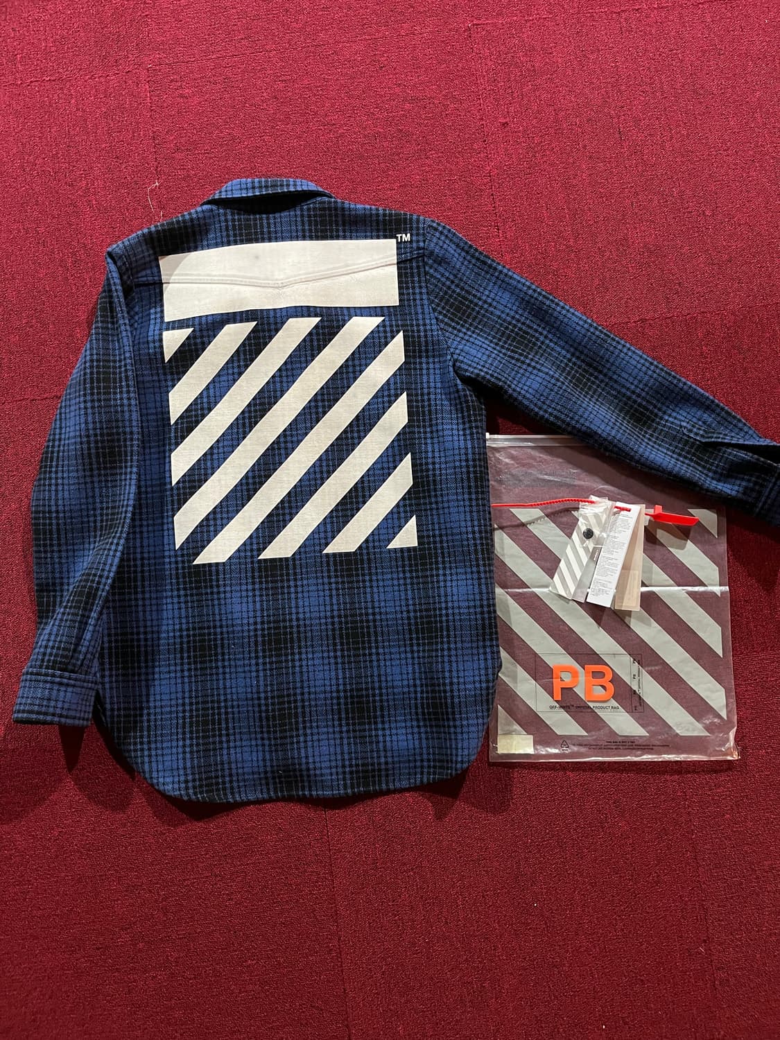 [M]오프화이트 16Fw 플란넬 체크 셔츠  상품이미지2