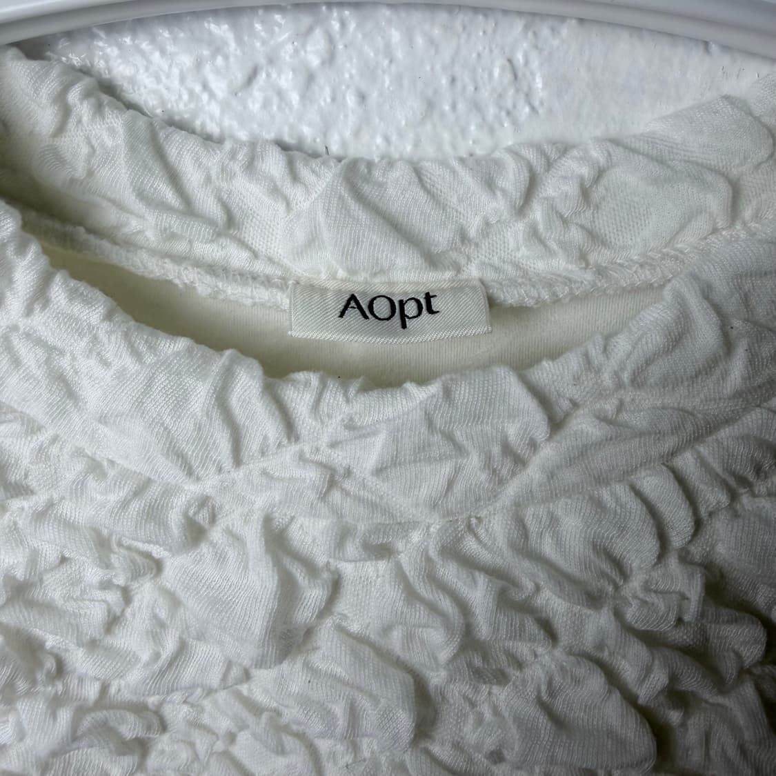 아옵트 aopt WRINKLE CROPPED T-SHIRT 상품이미지4