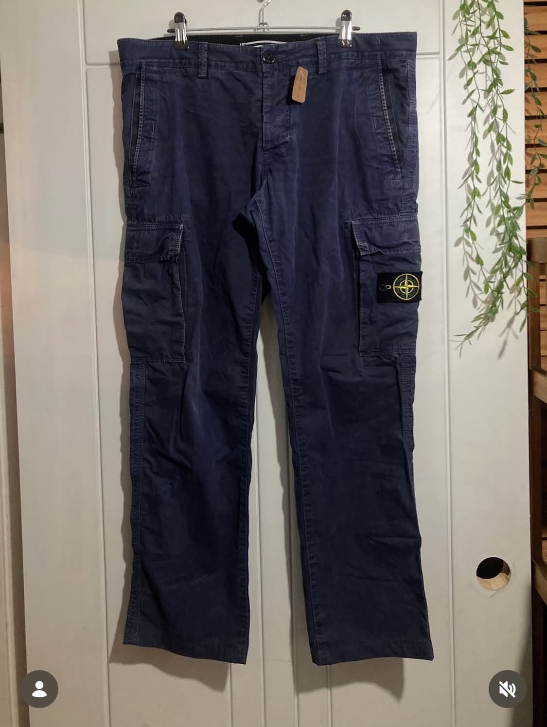 스톤아일랜드 워싱 카고 팬츠 상품이미지1