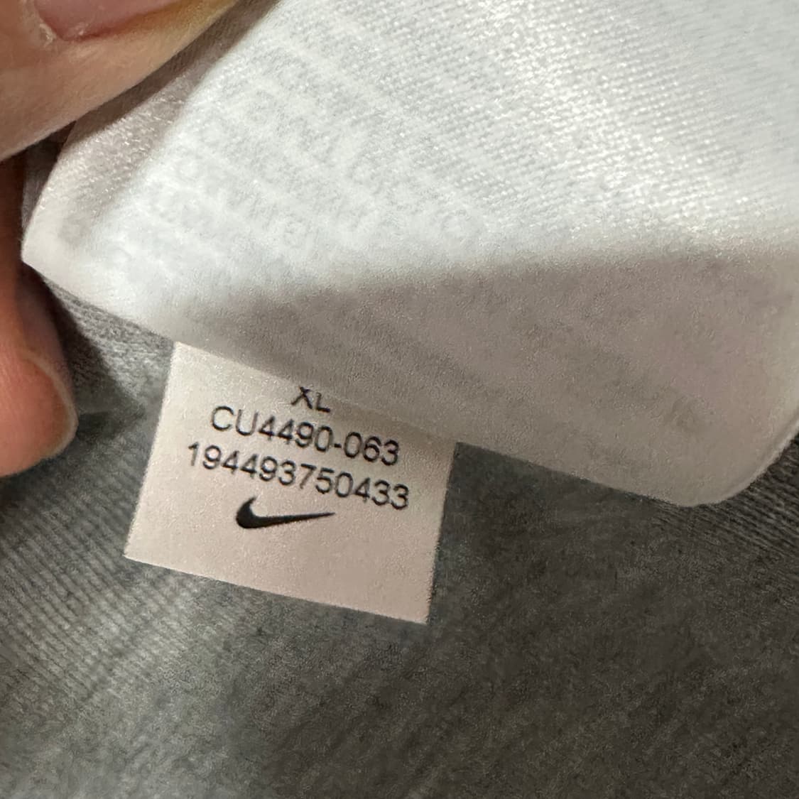 나이키 nsw 테크플리스 트레이닝 세트 회색 상품이미지8