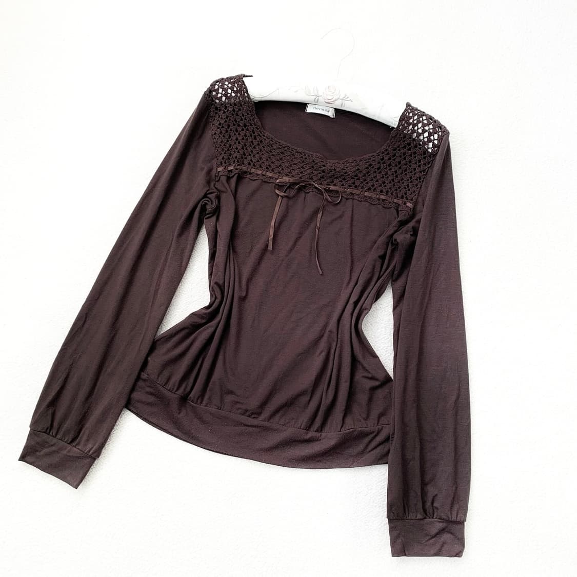 초콜릿브라운 모리 롱슬리브 상품이미지1