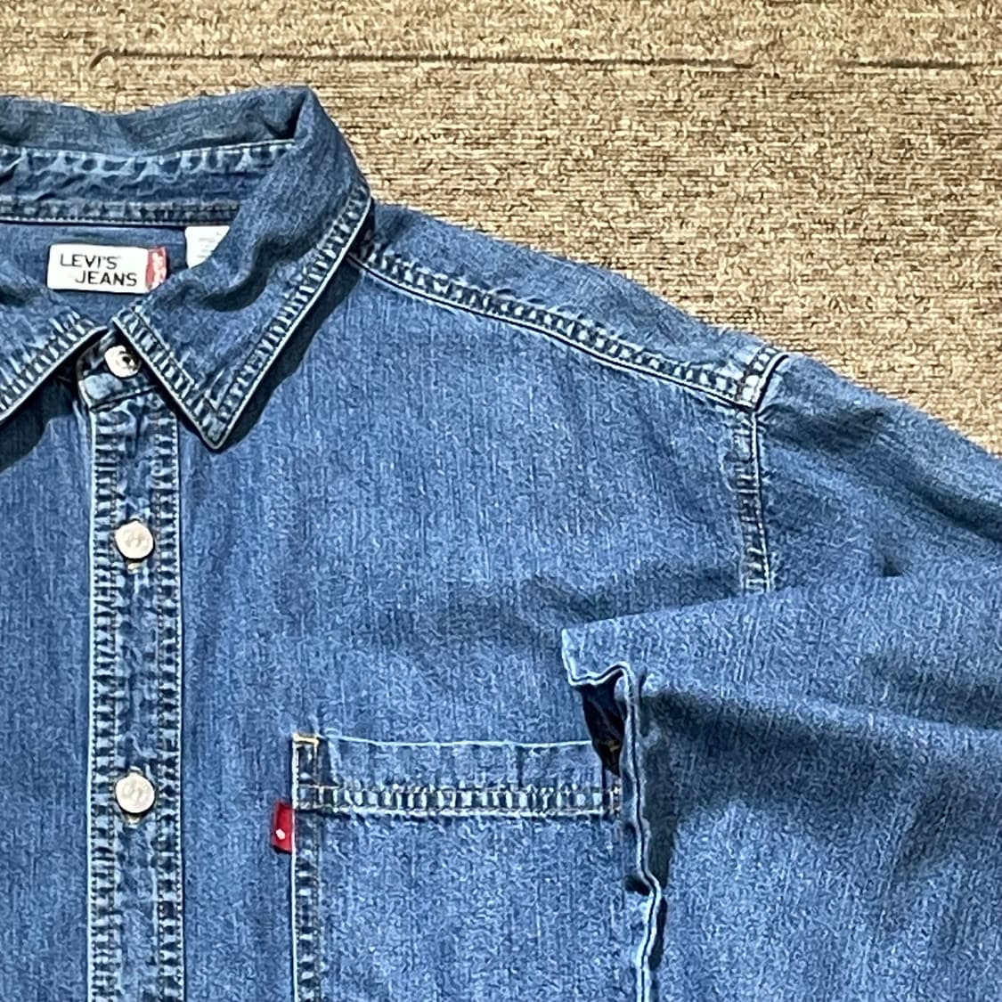 (L) Levi's 리바이스 진스 코튼 데님 셔츠 상품이미지2