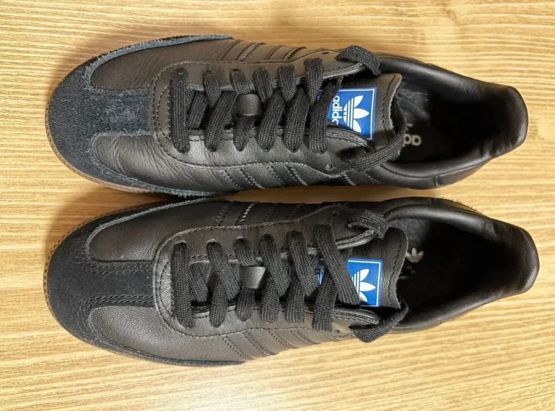 아디다스 삼바 OG 코어 블랙 검 220 상품이미지2