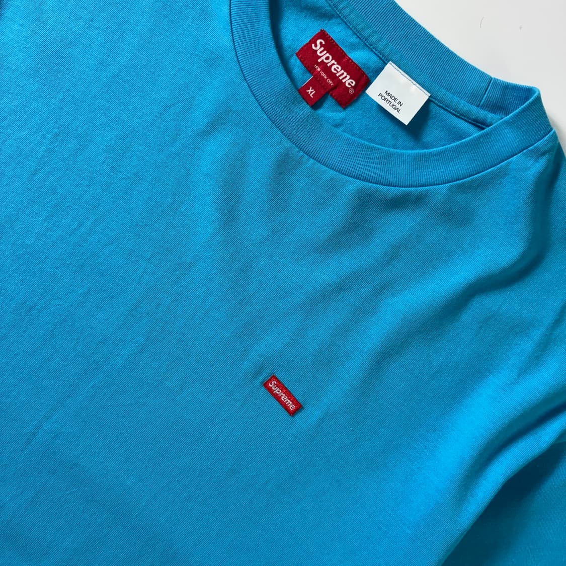 Supreme  슈프림 스몰박스 라이트블루 반팔 티셔츠  상품이미지3