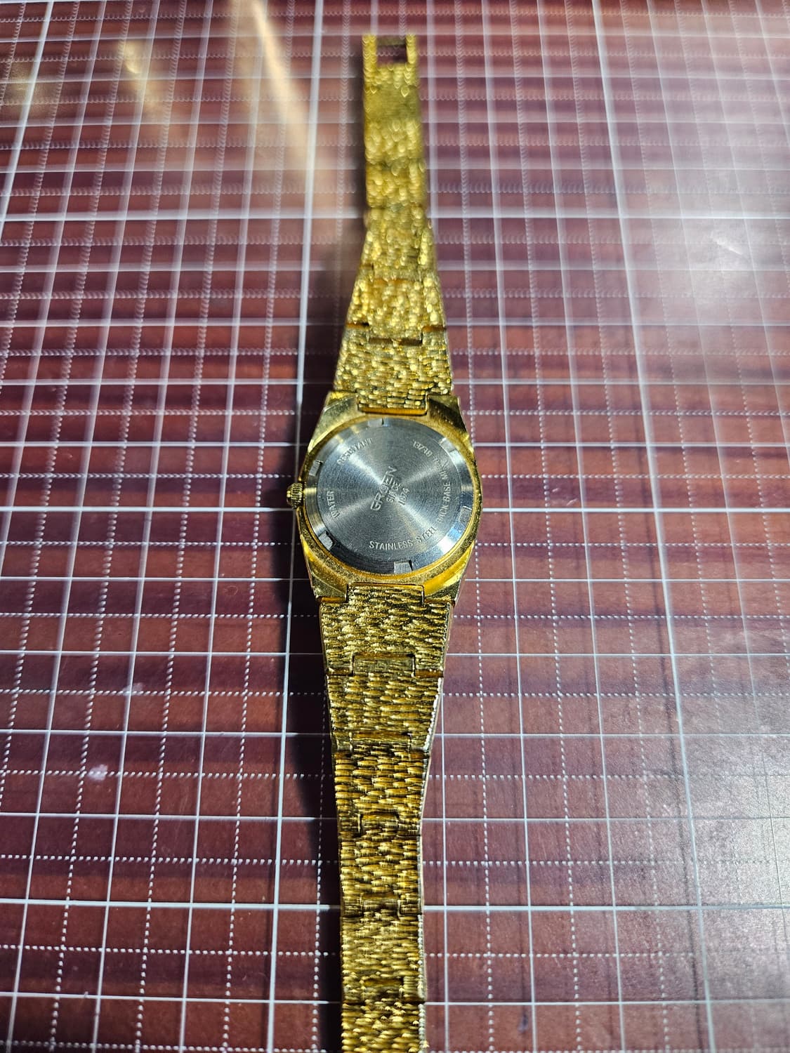 빈티지 gruen 여성용 너겟 금장 시계 쿼츠 판매합니다 상품이미지4