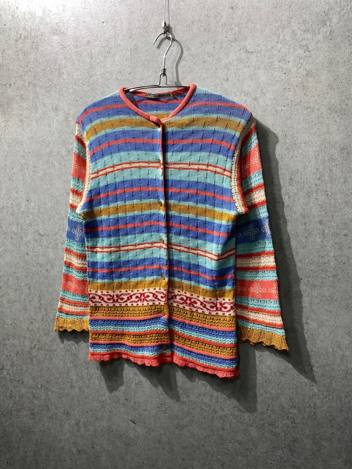 [M] Oilily 오일릴리 이태리 메이드 에스닉 패턴 가디건 상품이미지1