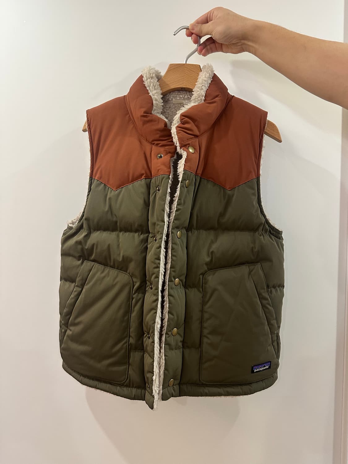 파타고니아 리버시블 비비 다운 베스트 베이스 그린 xs 상품이미지1