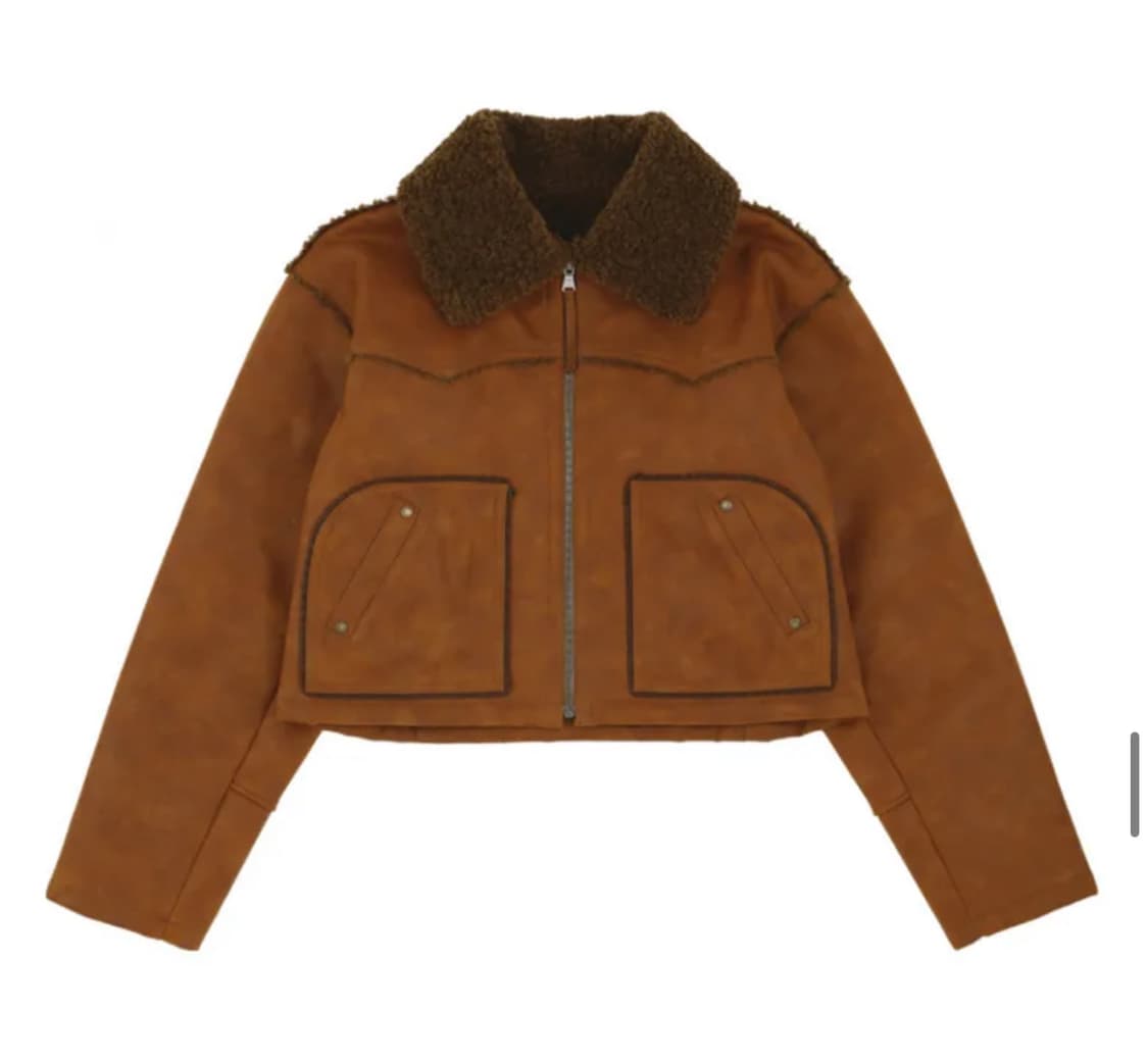 데비어퍼 웨스턴 자켓 무스탕 리버시블 free 상품이미지5