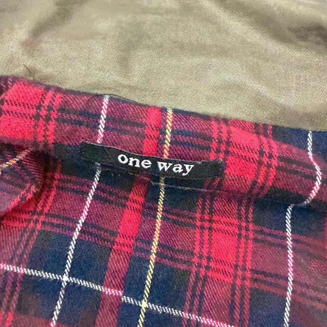 JPN one way Y2K 하이넥 야상 그런지 코튼집업 상품이미지8