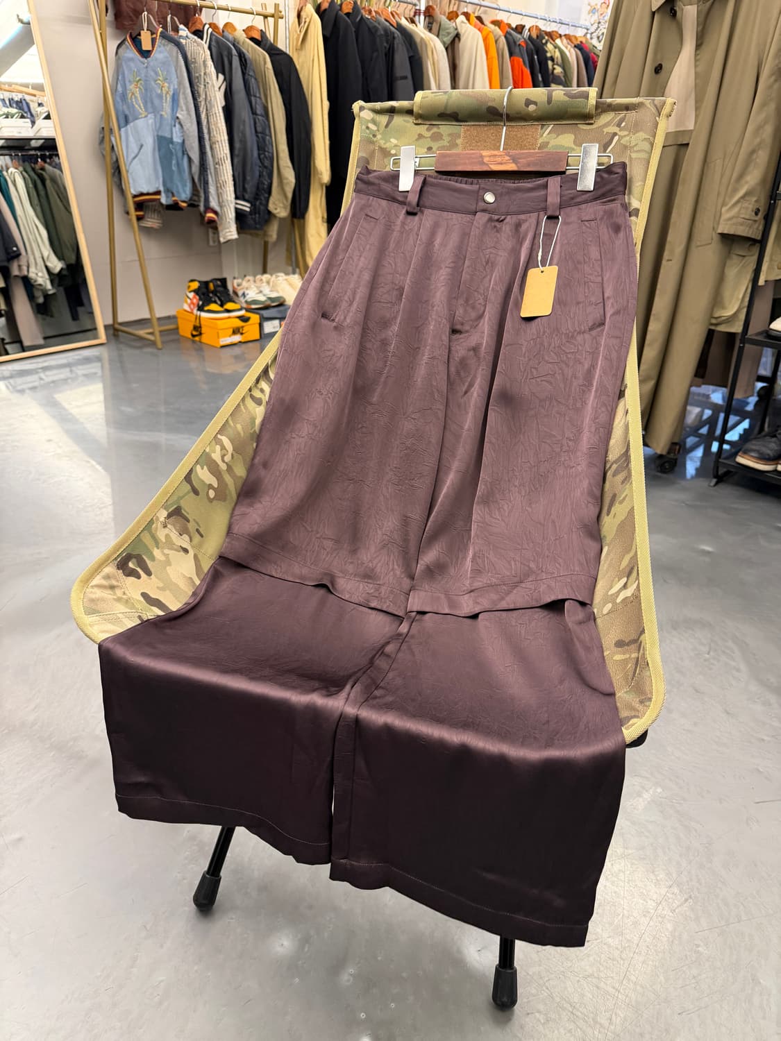 HARE 2WAY LAYERED PANTS 레이어드 와이드팬츠 상품이미지8