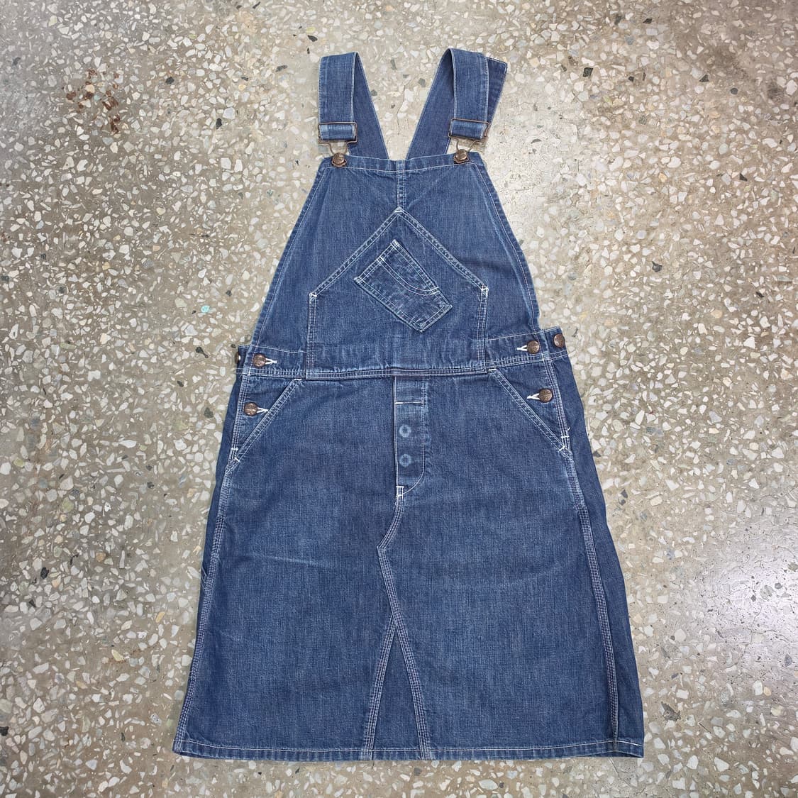 빔즈보이 데님 오버롤 스커트- 우먼M정도 상품이미지1