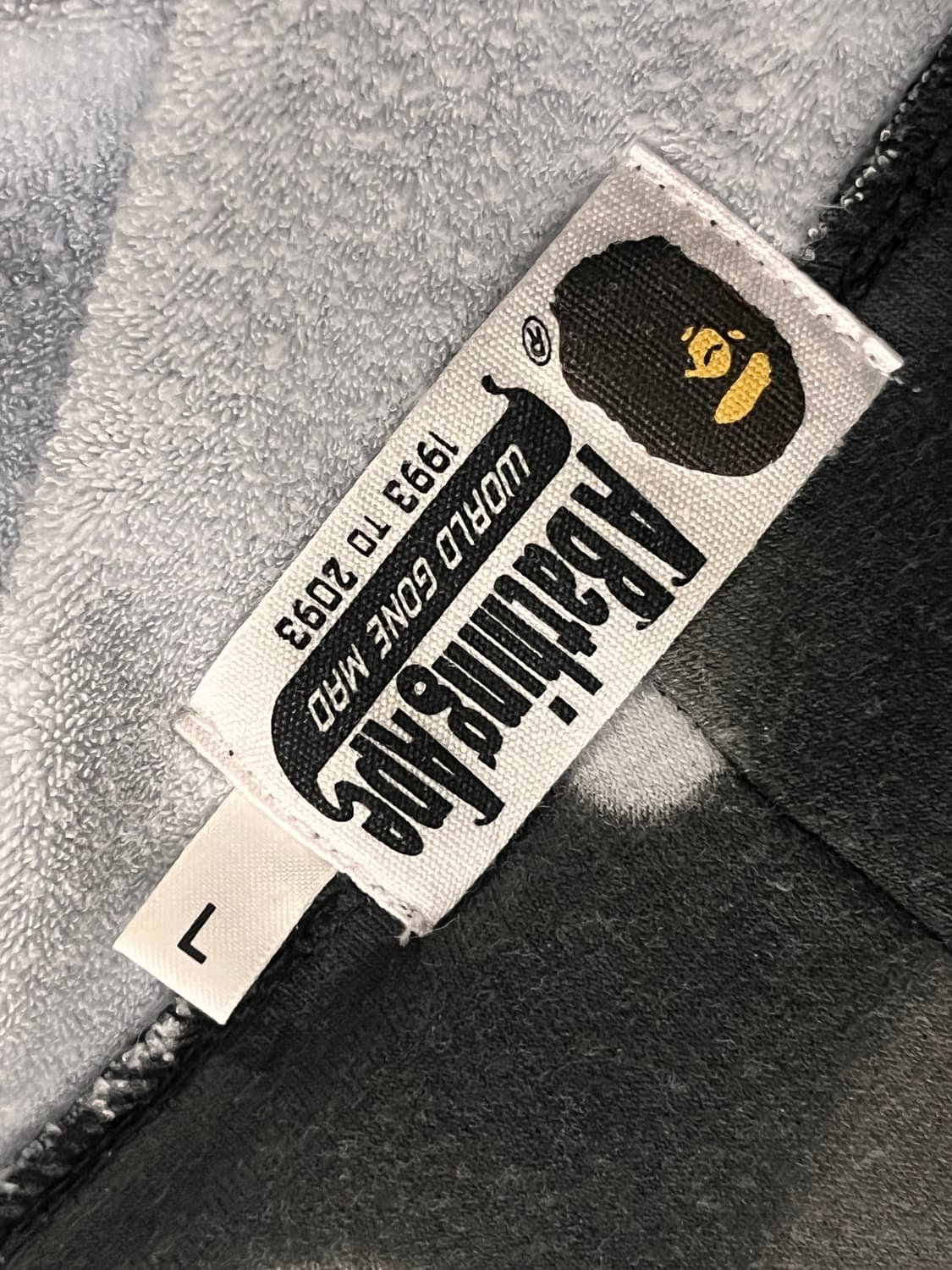 베이프 흑계 리퀴드 카모 샤크 후드집업 상품이미지3