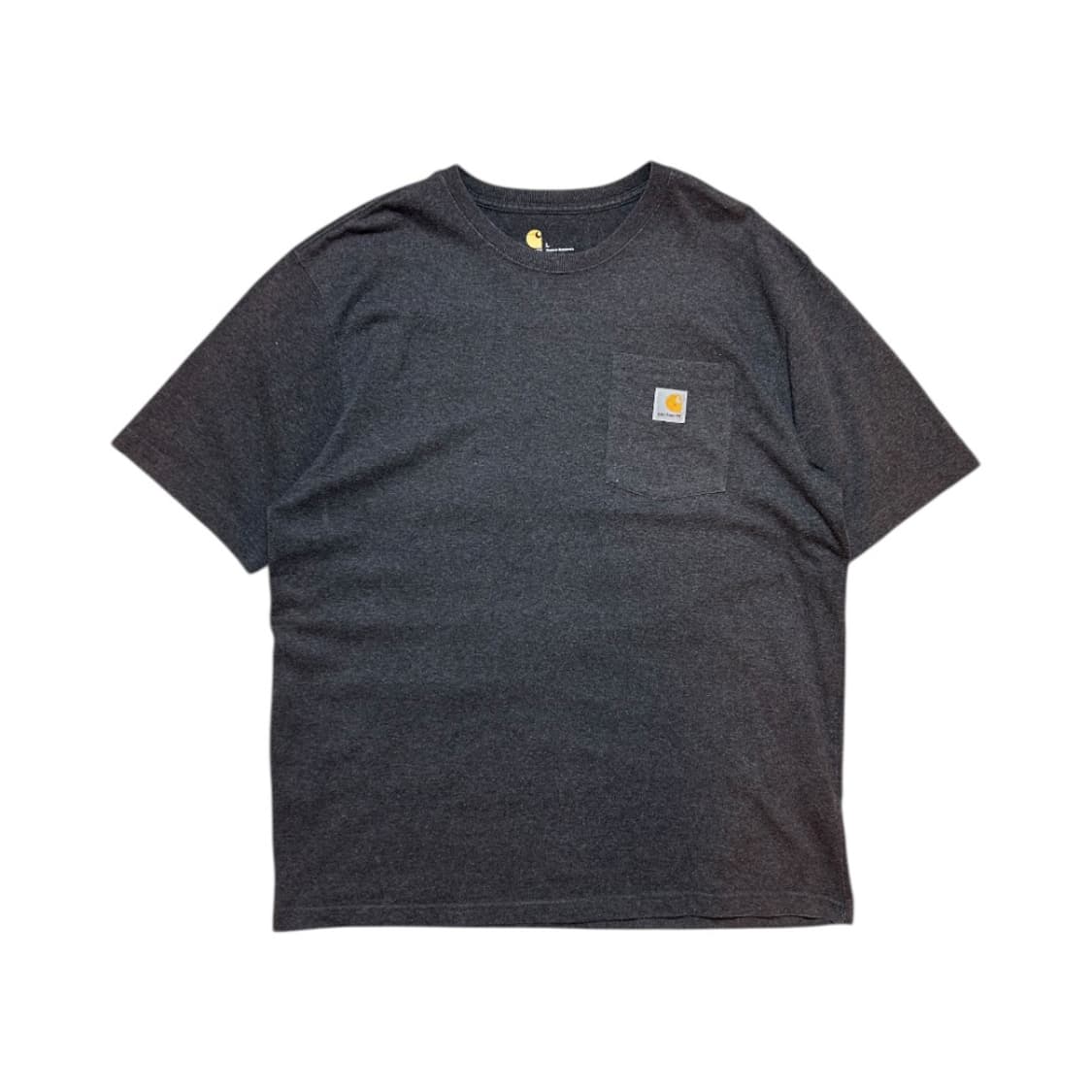 (L) 칼하트 차콜 그레이 포켓 반팔 티셔츠 T-051 상품이미지1