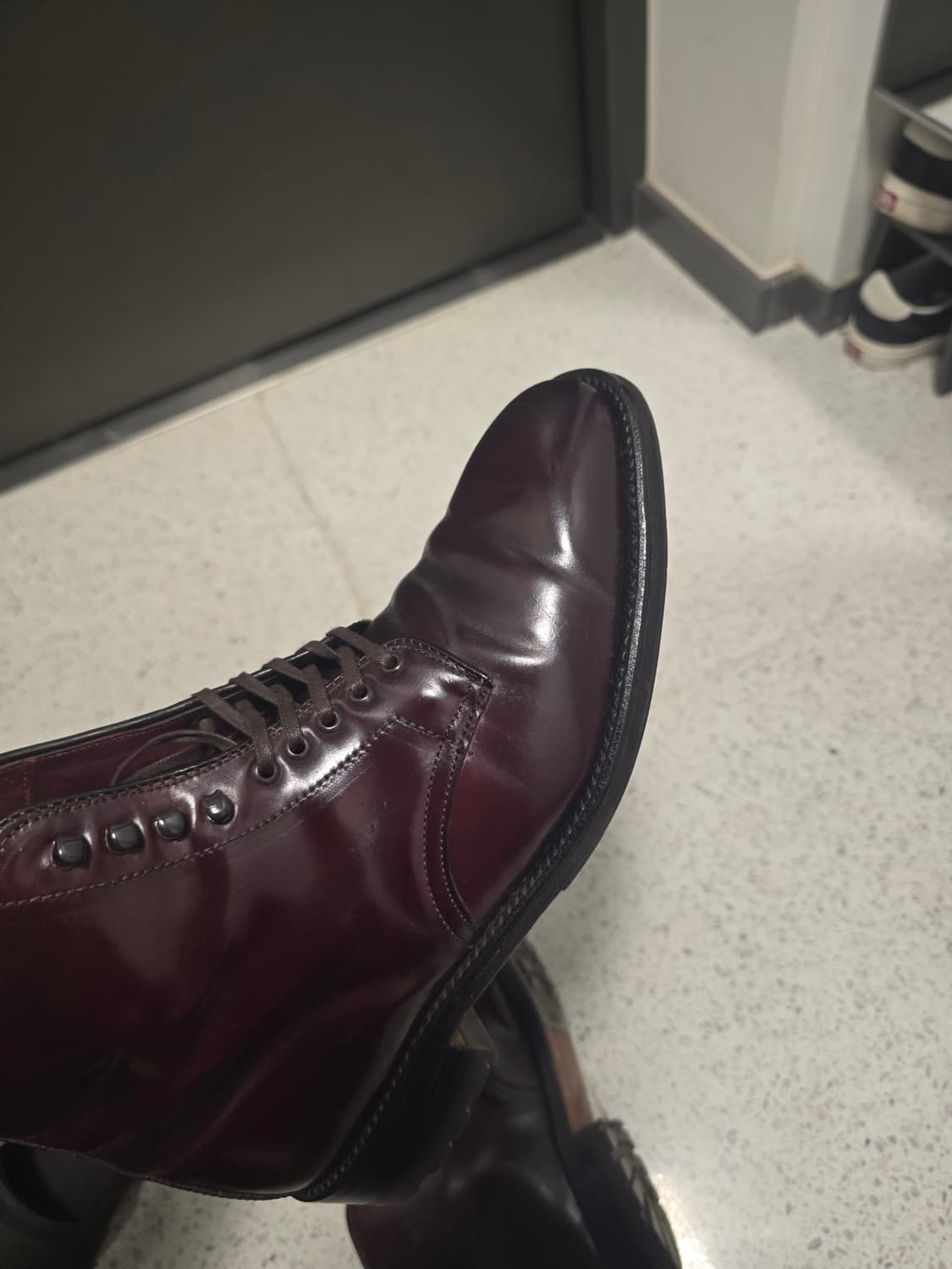 Alden 귀한매물 코도반 플레인토 부츠 상품이미지2