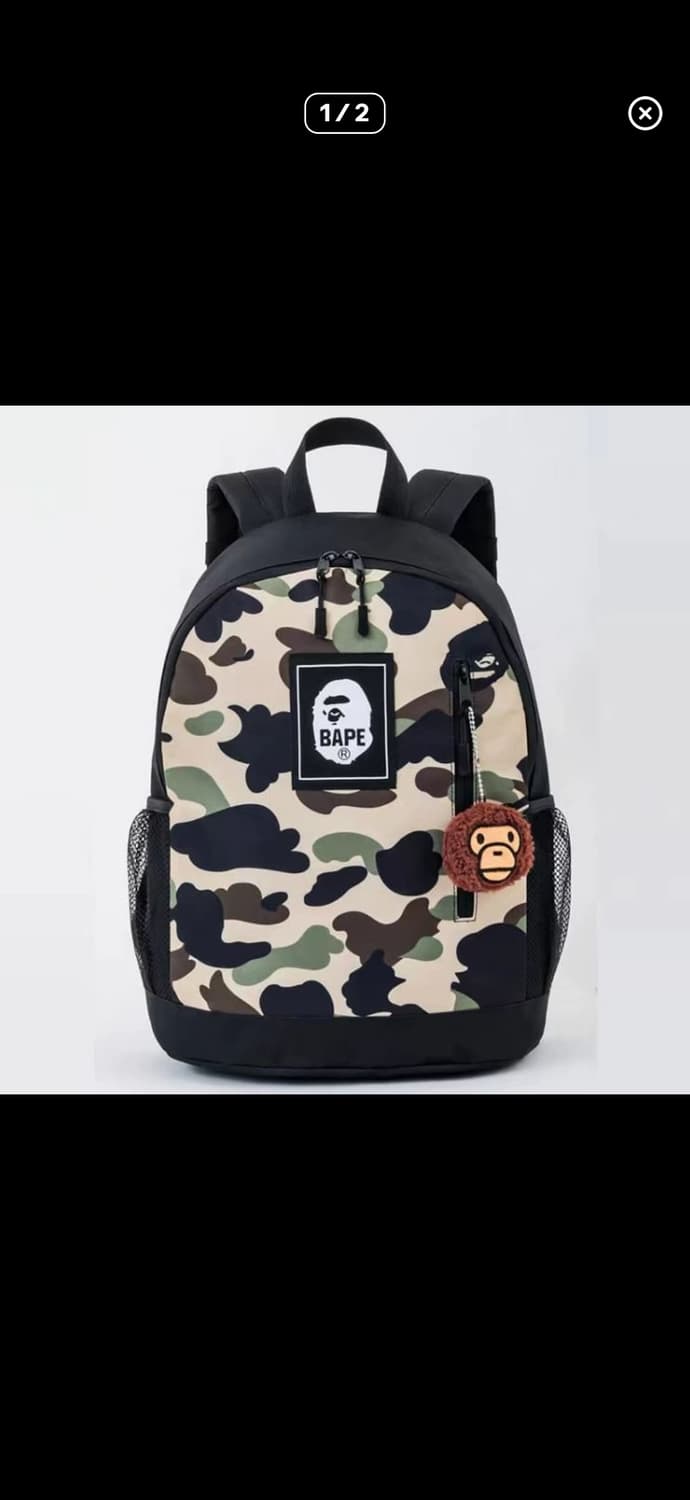 베이프 카모 키링 백팩 상품이미지1