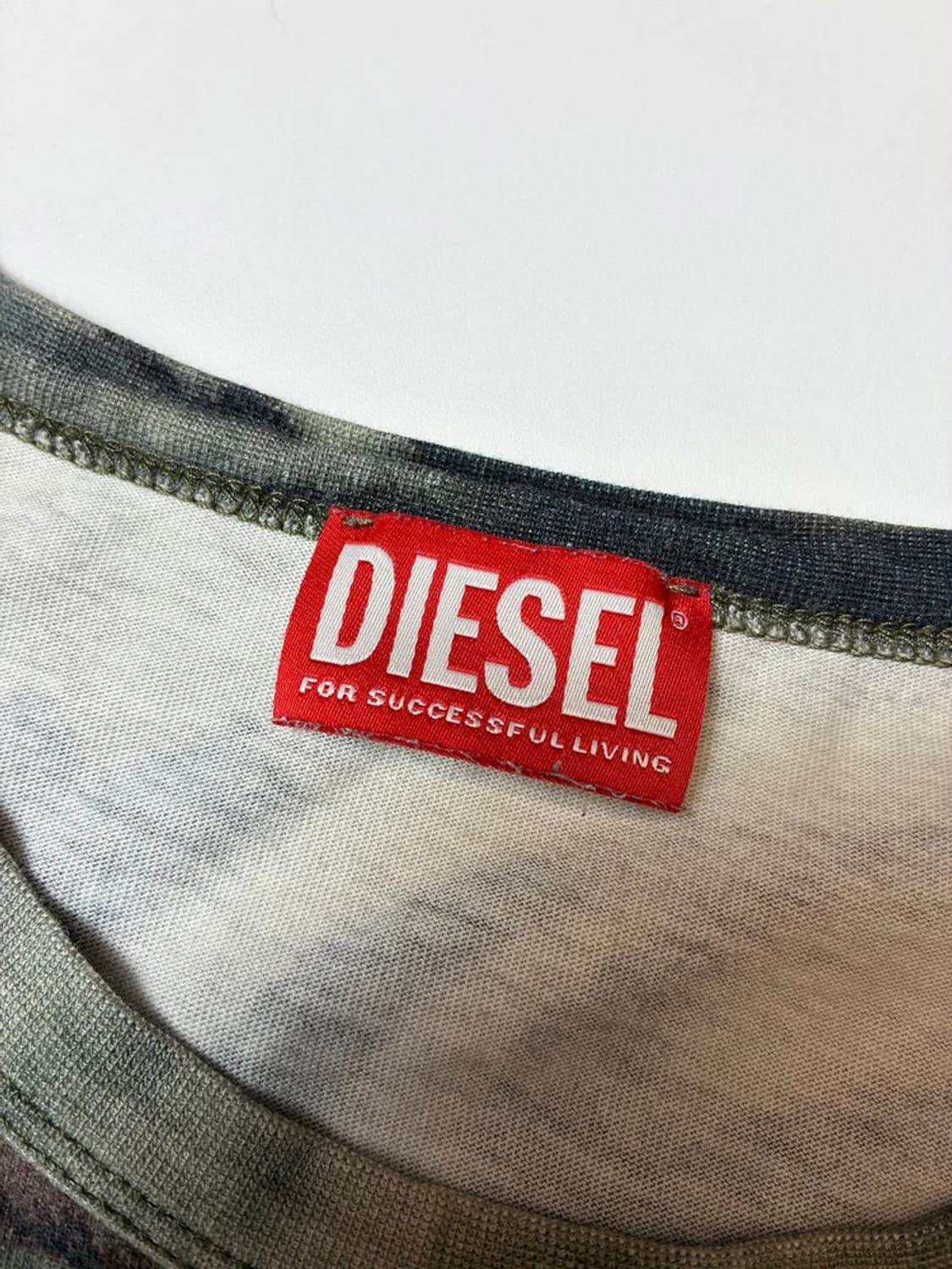 디젤 DIESEL 밀리터리 멀티 패턴 반팔 티셔츠 PN9160 상품이미지7